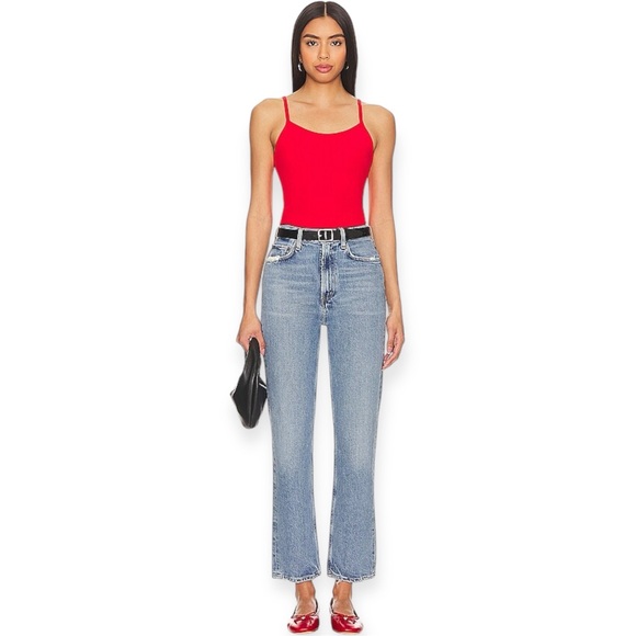 Agolde Denim - AGOLDE High Rise Stovepipe Distressed Seams Denim Jeans Quiver Size 27 NWOT